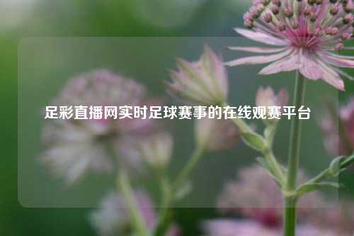 足彩直播网实时足球赛事的在线观赛平台
